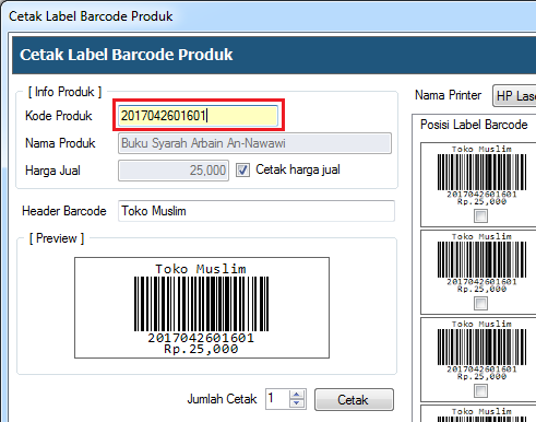 software untuk membuat barcode sendiri